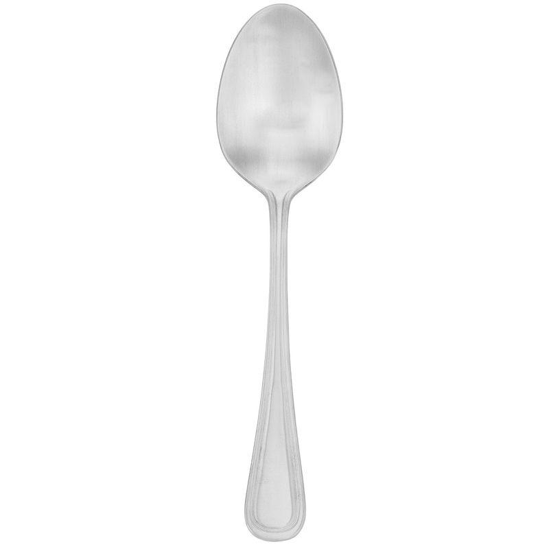 Walco 8103 Napa 8 1/4″ 18/10 Stainless Steel Extra Heavy Weight Tablespoon / Serving Spoon – 12/Pack