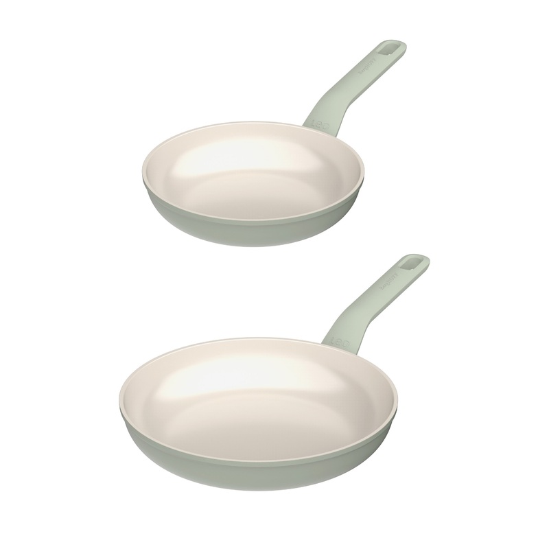 BergHOFF Leo Balance 2pc Nonstick Aluminum Fry Pan Set, Sage