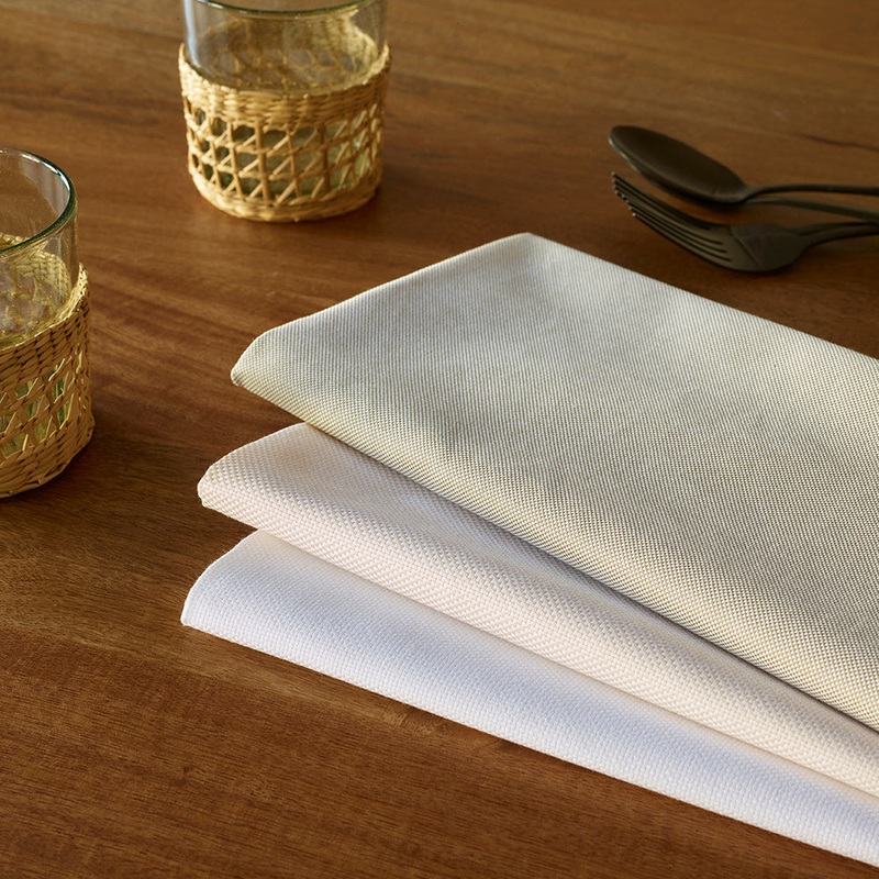 Garnier Thiebaut Natte White Napkin, Set of 4