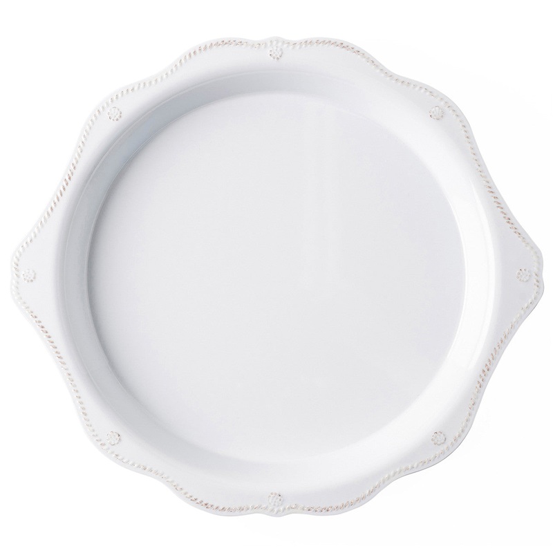Juliska Berry & Thread Melamine 17″ Round Platter – Whitewash