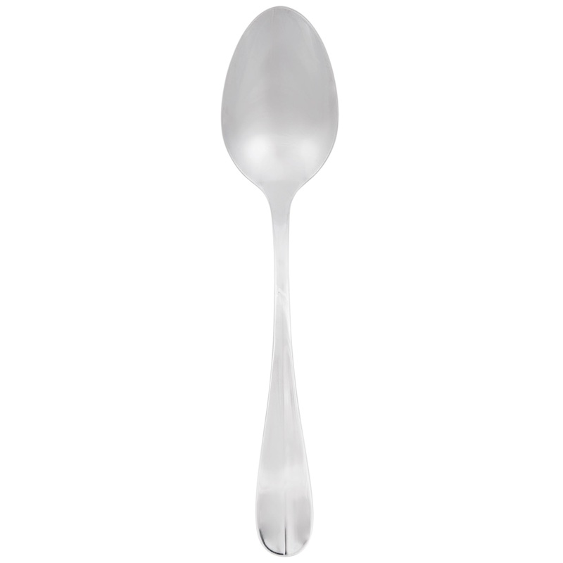 Oneida B735SDEF Bague 7″ 18/0 Stainless Steel Heavy Weight Oval Bowl Soup / Dessert Spoon – 12/Pack