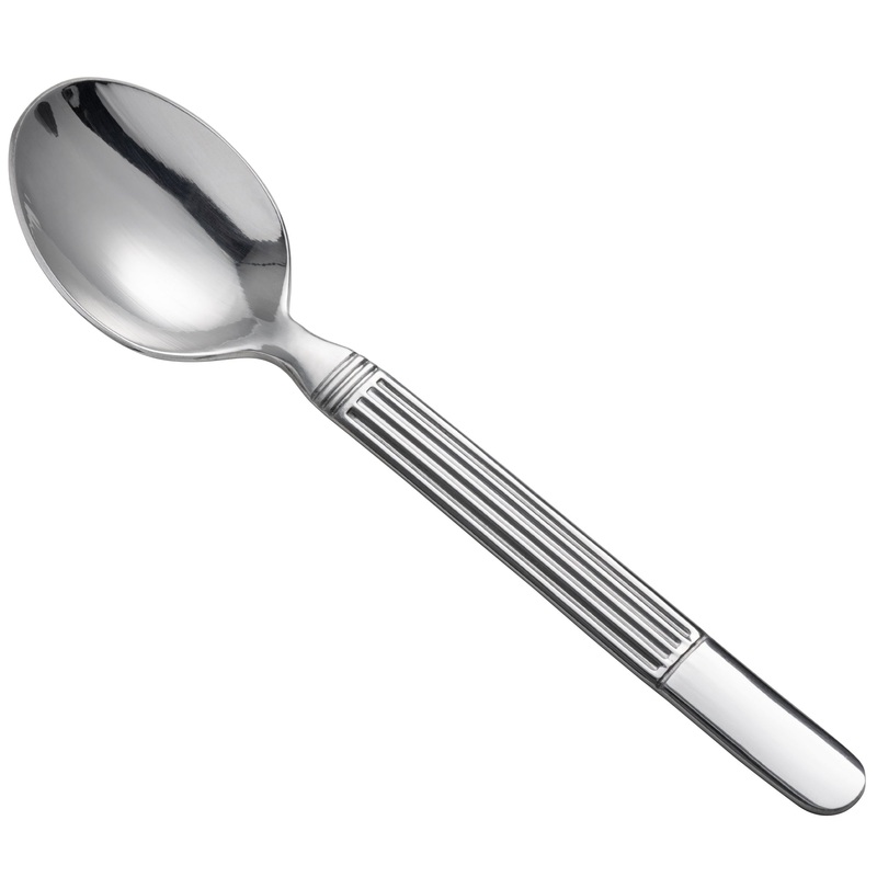 Oneida B986STSF Athena 6 1/8″ 18/0 Stainless Steel Heavy Weight Teaspoon – 12/Pack