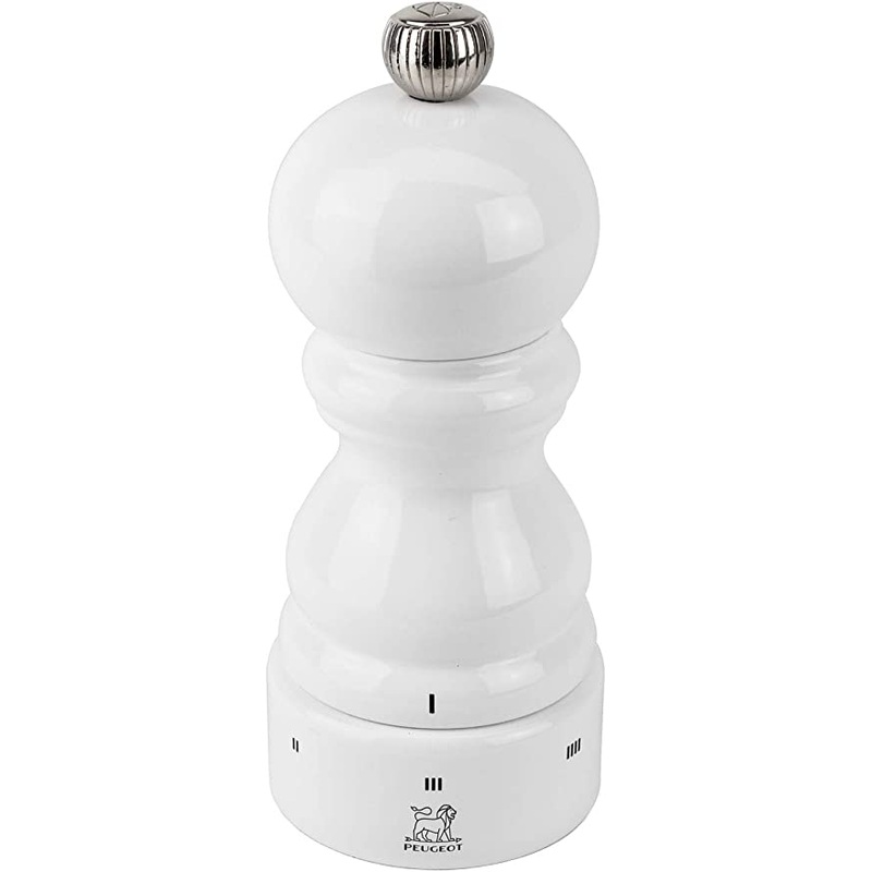 Peugeot Paris u’Select White Lacquer Salt Mill – 12cm/5″