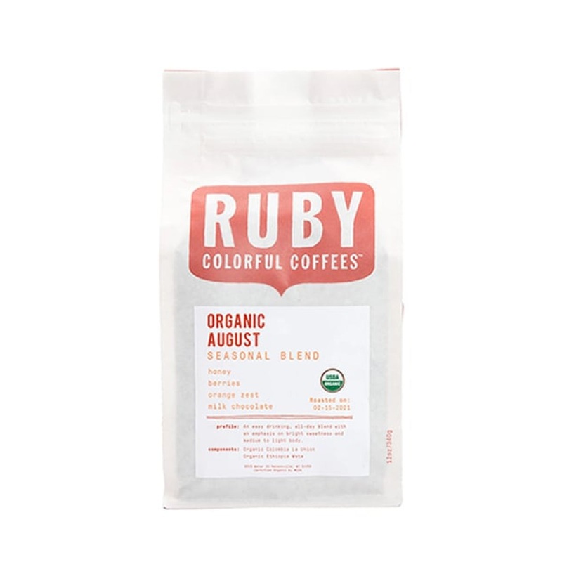 Ruby Coffee Roasters – Organic August Blend
