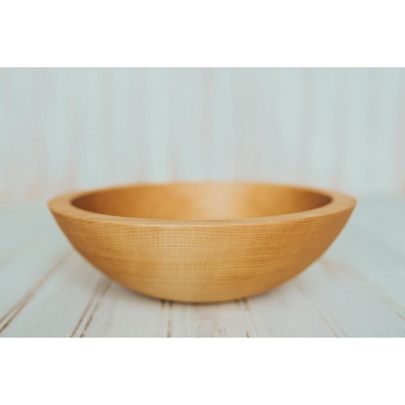 Salad Bowl 8 inch Maple Wood