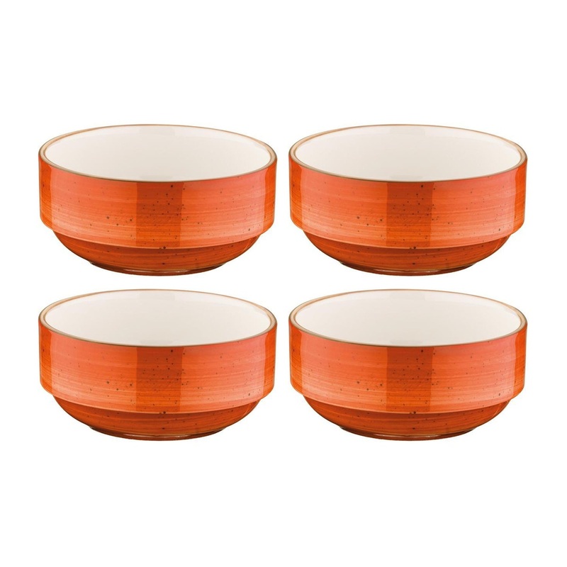 Terracota dia.3″ h:1.5″ 4 oz. Round Terracotta Porcelain Ramekin (Set of 4)