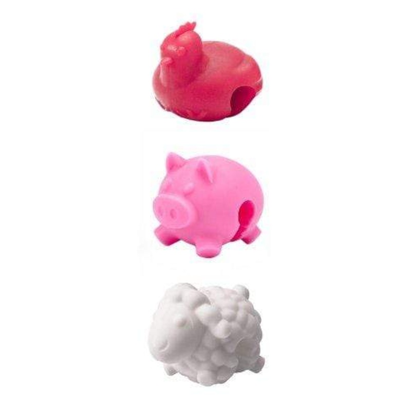 Tovolo Farm Animal Lid Lifters Set of 3