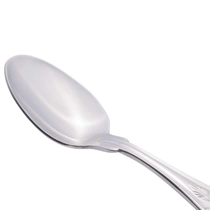 World Tableware 244 001 Kings 6″ 18/0 Stainless Steel Heavy Weight Teaspoon – 12/Pack
