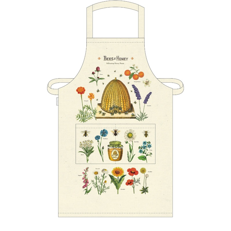 Cavallini & Co. Apron Bees & Honey