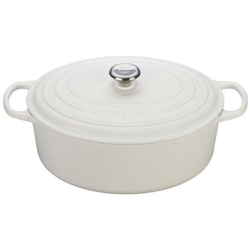 Le Creuset Signature Oval Dutch Oven 9.5 qt – White