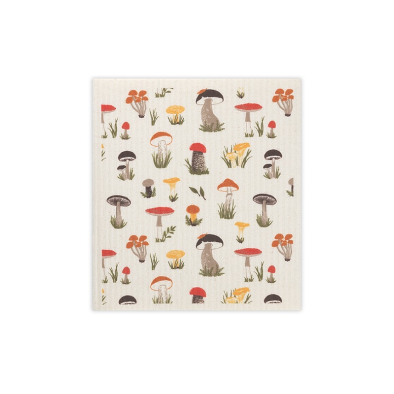 MU Kitchen Shrooms Designer Sponge Cloth