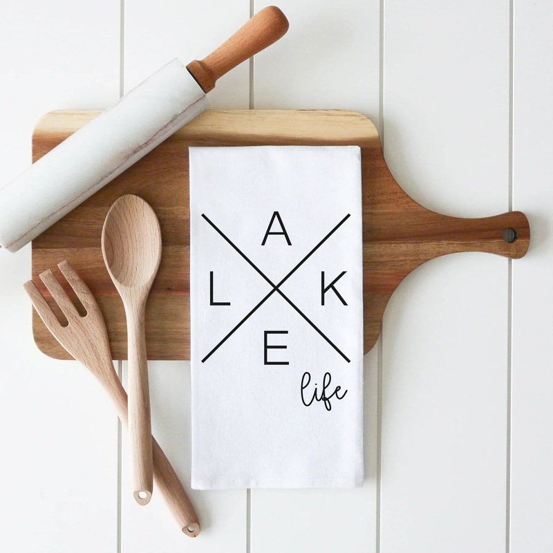 Porter Lane Home Lake Life Tea Towel