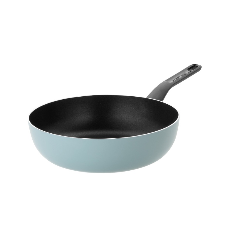 BergHOFF Slate Non-stick Aluminum Wok Pan 11″, 4qt.