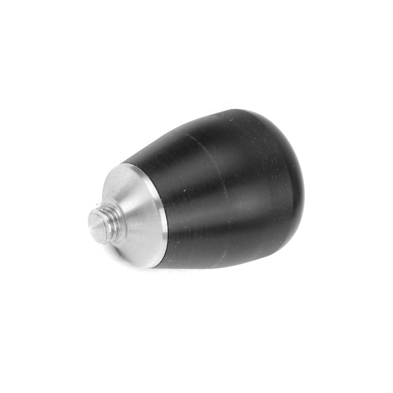 Ecm/Pro Fcd Delrin Oval Handle With Screw St – Black | SUP-FCDDELRIN