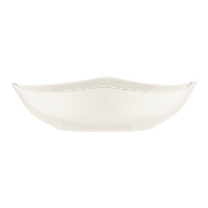 Gourmet dia.9.25″ h:2.5″ 37 oz. Round Warm White Porcelain Bowl