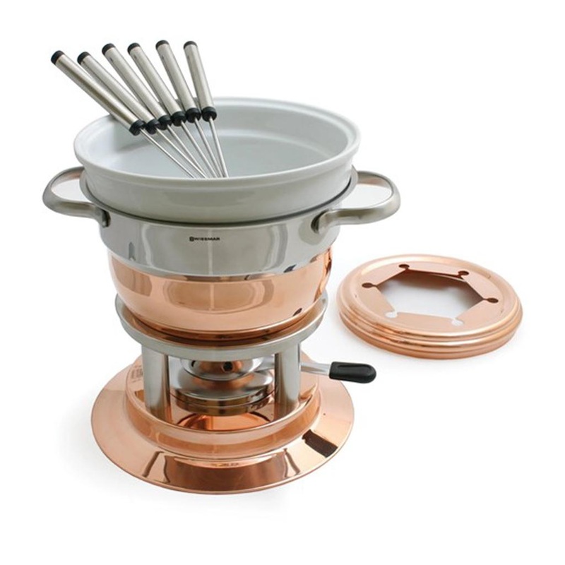 Lausanne 11 pc Copper Fondue Set by Swissmar
