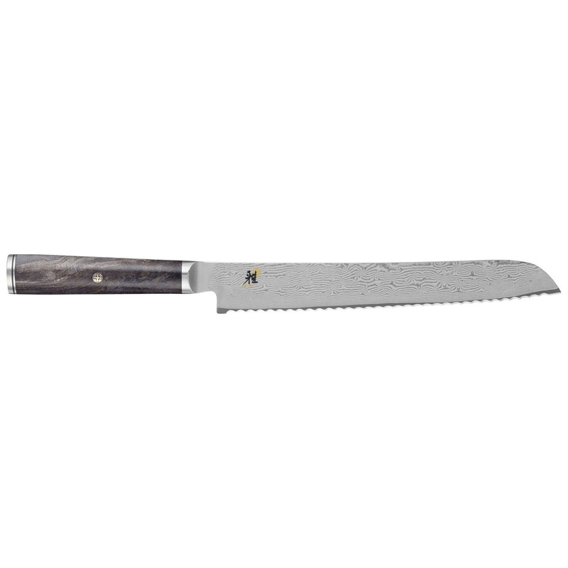 Miyabi Black 5000MCD67 Stainless Steel Bread Knife, 9.5-Inches
