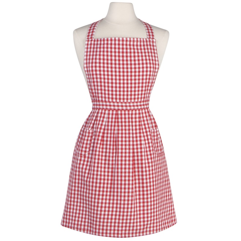 Now Designs Classic Apron – Red Gingham