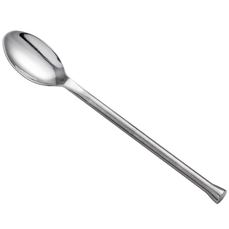 Oneida B582SITF Wyatt 7 3/8″ 18/0 Stainless Steel Heavy Weight Iced Tea Spoon – 12/Pack