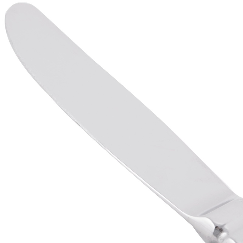 World Tableware 983 554 Aegean 7 1/4″ 18/8 Stainless Steel Extra Heavy Weight Bread and Butter Knife – 12/Pack