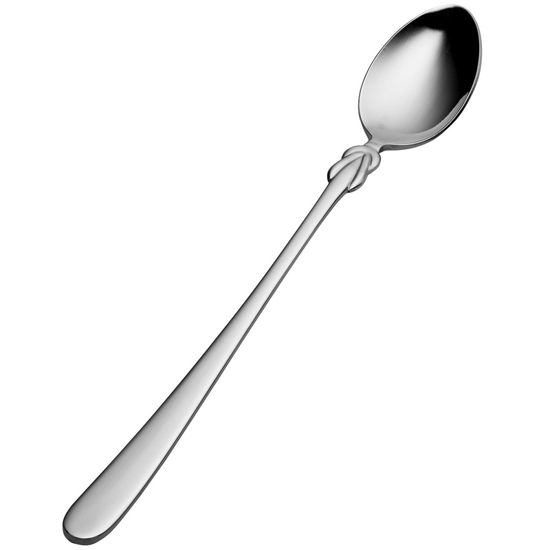 Bon Chef S2302 Forever 7 11/16″ 18/10 Stainless Steel Extra Heavy Weight Iced Tea Spoon – 12/Pack