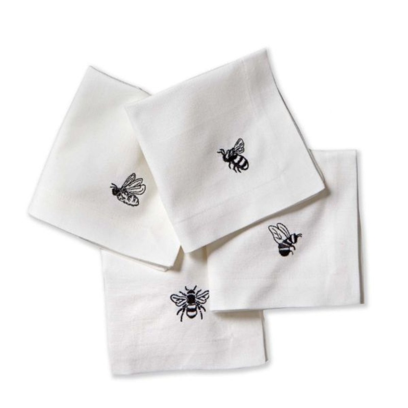 Cocktail Napkin Set – Bee