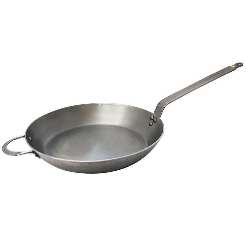 de Buyer Mineral B 14 Inch Carbon Steel Fry Pan