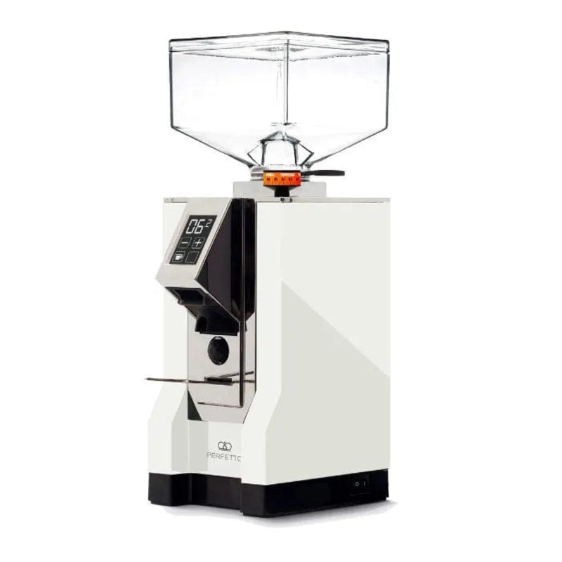 Eureka Mignon Perfetto Burr Coffee Grinder (White)