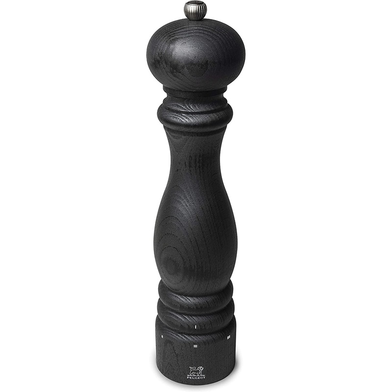 Peugeot Paris u’Select Manual Pepper Mill – Adjustable Grinder – Beechwood, Graphite Finish