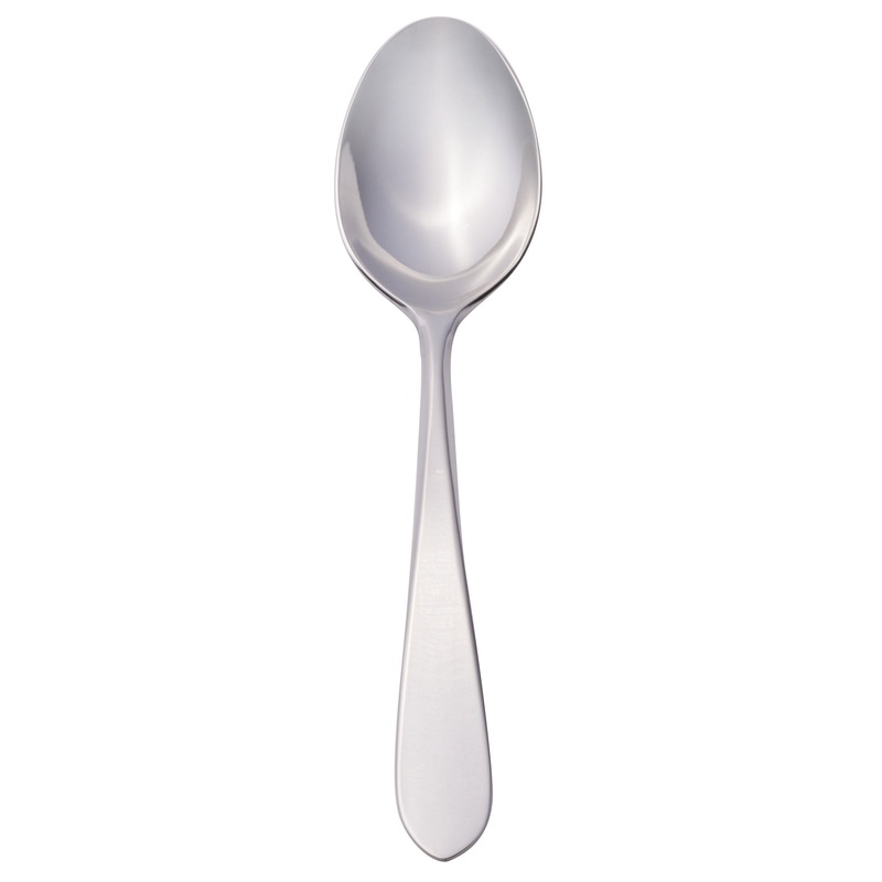 Reed & Barton RB124-002 R&B Soho 7 3/8″ 18/10 Stainless Steel Extra Heavy Weight Dessert Spoon – 12/Pack