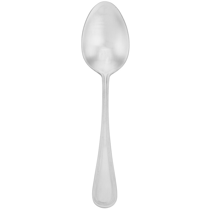 Walco 8107 Napa 7″ 18/10 Stainless Steel Extra Heavy Weight Dessert Spoon – 12/Pack