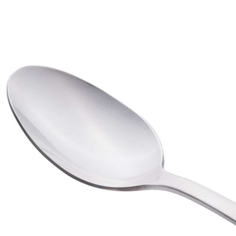 World Tableware 941 001 Mendoza 6 1/4″ 18/0 Stainless Steel Heavy Weight Teaspoon – 12/Pack