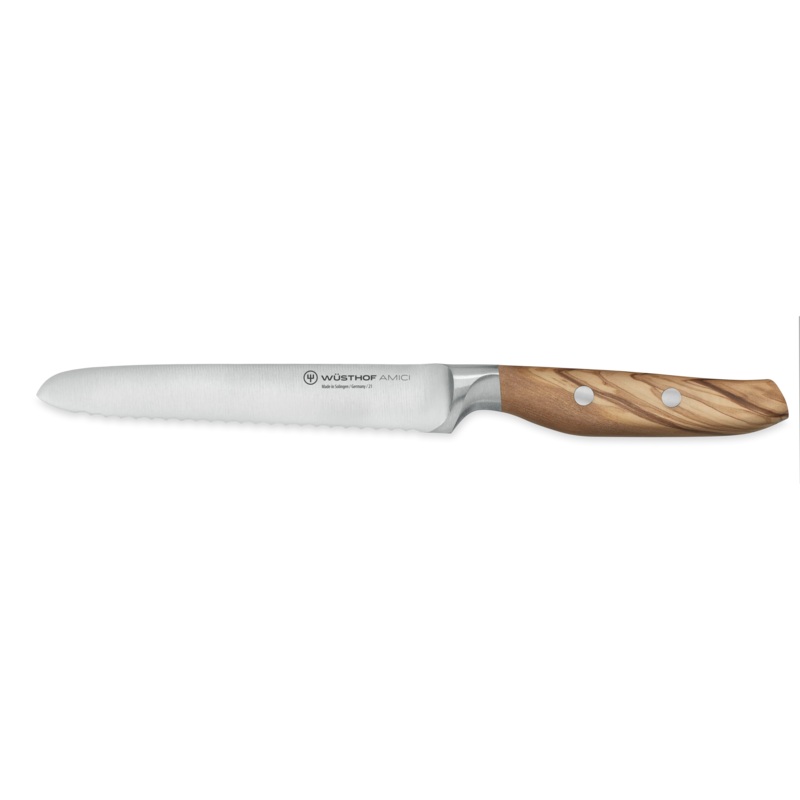 Wusthof Amici 5″ Serrated Utility Knife