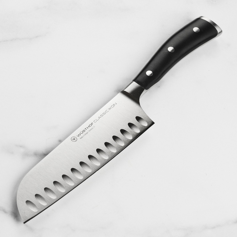 Wusthof Classic Ikon 7″ Hollow Edge Santoku Knife