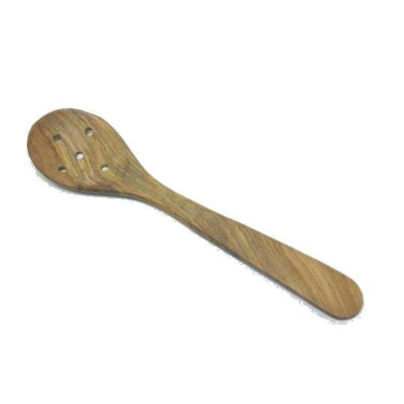 10in Olivewood Straining Spoon