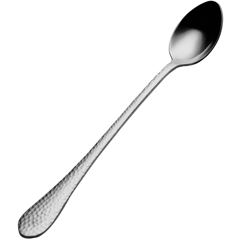 Bon Chef SBS1202 Reflections 7 3/4″ 18/0 Extra Heavy Weight Bonsteel Iced Tea Spoon – 12/Pack