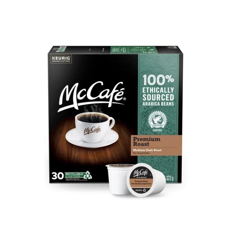 McCaf Premium Roast K-Cup Recyclable Pods (Box of 30)