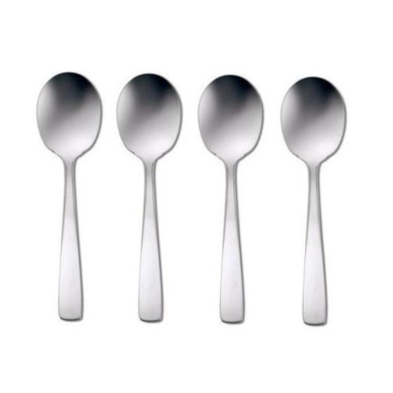 Oneida Rio Set of 4 Round Bowl Sugar Spoons 18/8 Stainless – USA MADE