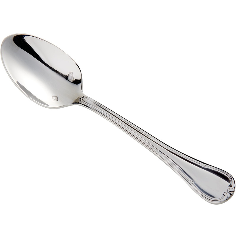 Oneida T022SFTF Donizetti 5 3/8″ 18/10 Stainless Steel Extra Heavy Weight European Teaspoon – 12/Pack