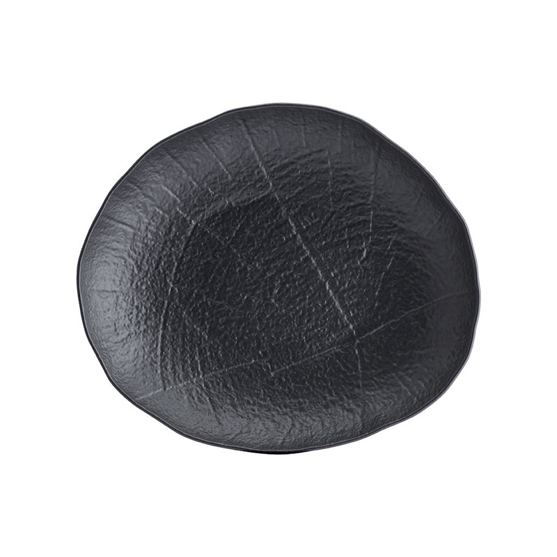 Shade dia.10.25″ h:1.5″ 32 oz. Round Black Porcelain Bowl