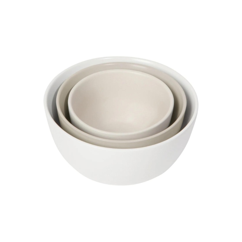 Prep Bowls (3 Piece Set) – Matte White