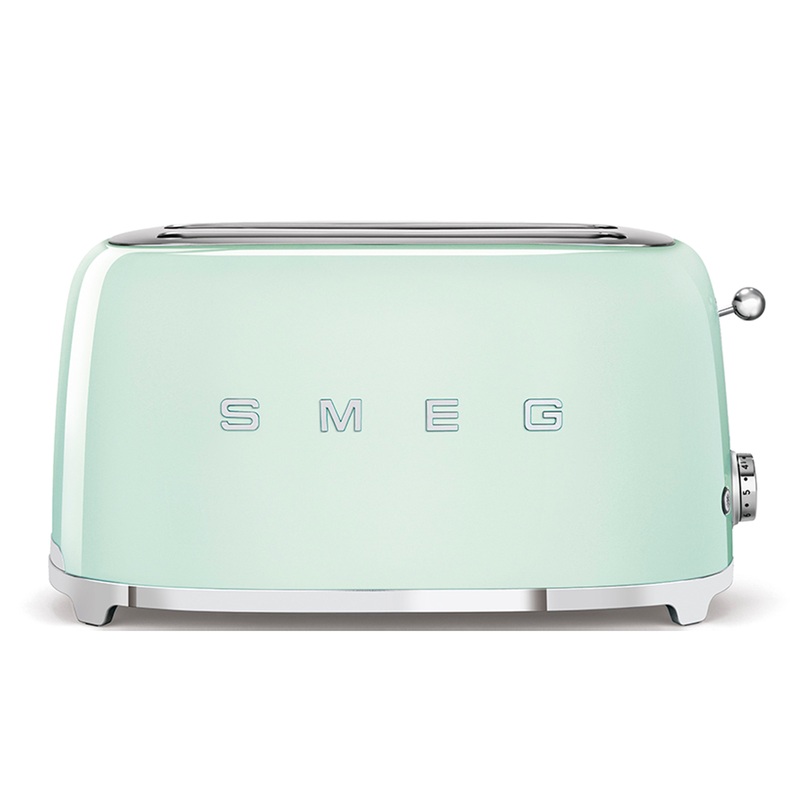 Smeg 50’s Retro Style Aesthetic 4×2 Slice Pastel Green Toaster