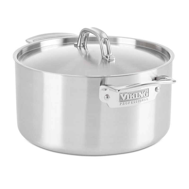 Viking Professional 5-Ply Stainless Steel 6.0 Qt Stock Pot
